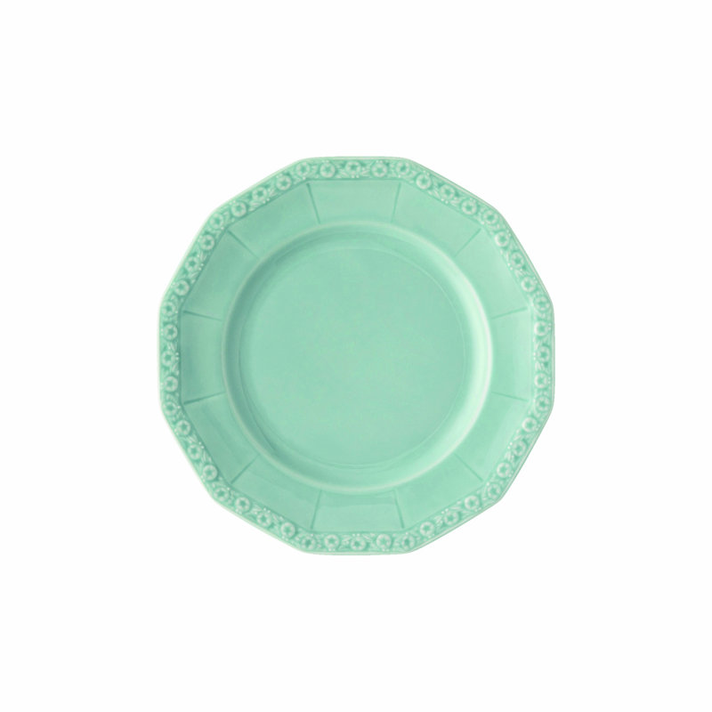 Maria Porcelain Salad/Dessert Plate, Pale Mint
