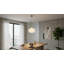 Collina 1-Light Dimmable Globe Glass Pendant-66203351