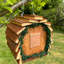Giesen Wood Hanging Decorative Bird Feeder