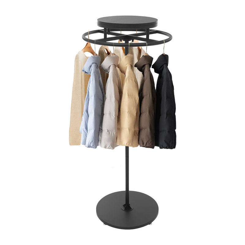 23.6'' Round Clothing Rack, Black