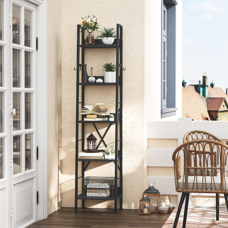 170cm H x 35cm W Metal Bookcase