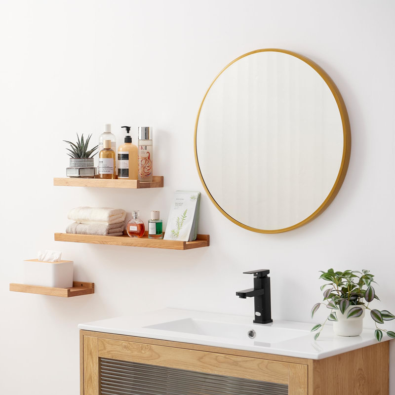 Everlyse Wood Floating Shelf