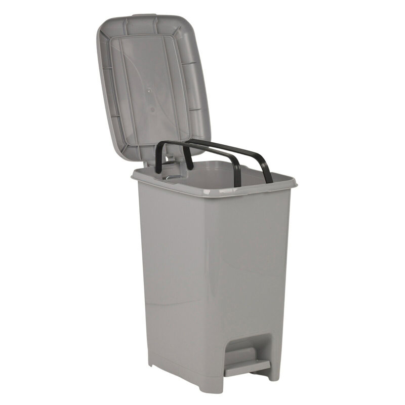 Winona Plastic Open Kitchen Trash Can, 10 L