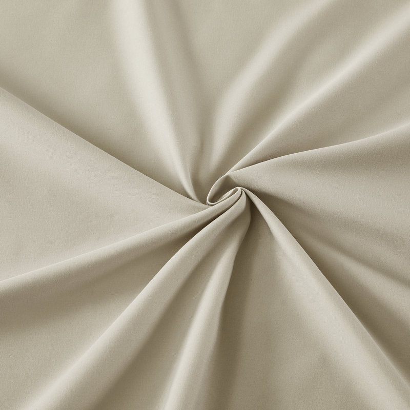 Ultra Soft Microfiber Deep Pocket Single Fitted Sheet, Cream, Queen Fitted Sheet