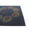 Tapis carré bleu marine Otto