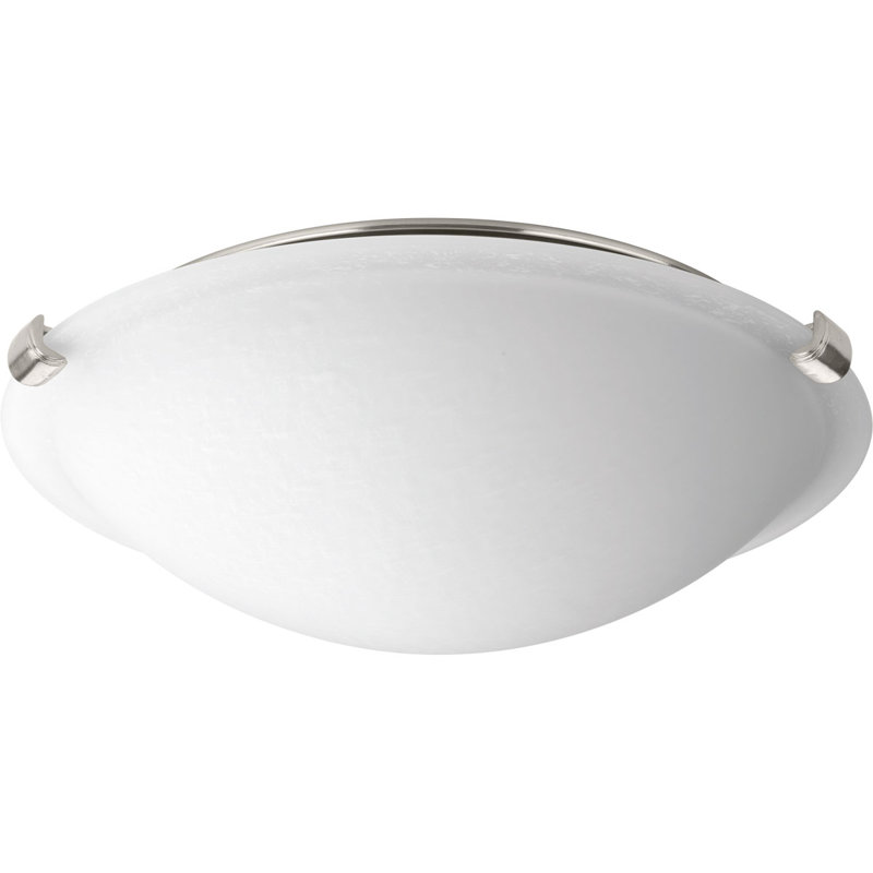 Kerri Glass LED Flush Mount, 4.25" H x 12" W x 12" D