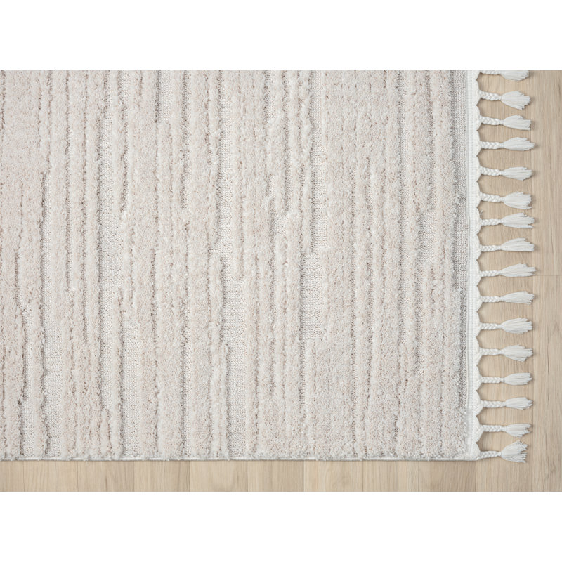 Amara white Rug, Rectangular 160 x 230cm