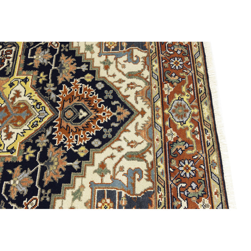Tapis rectangulaire en laine 7 pi 9 po x 10 pi 2 po Sigitas