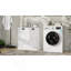 Armoire de trieur de linge à deux compartiments inclinable - blanc