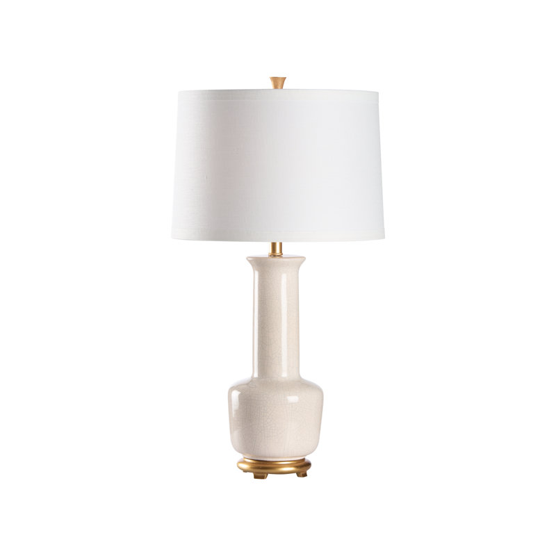 MarketPlace Table Lamp, Snow Glaze