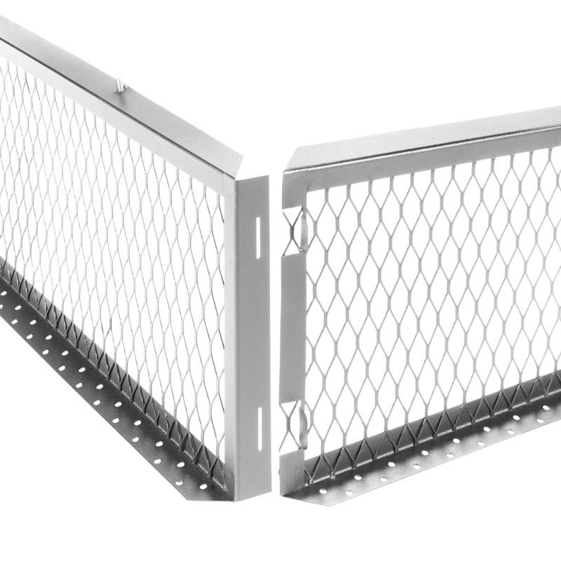  Chapeau de cheminée à conduits multiples, H 10 po x l 29 po x p 17 po, Acier inoxydable