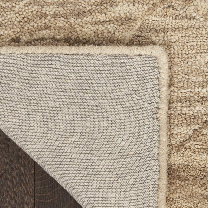 Deonna Abstract Wool Hand Woven Area Rug, Rectangle 259 x 351 cm