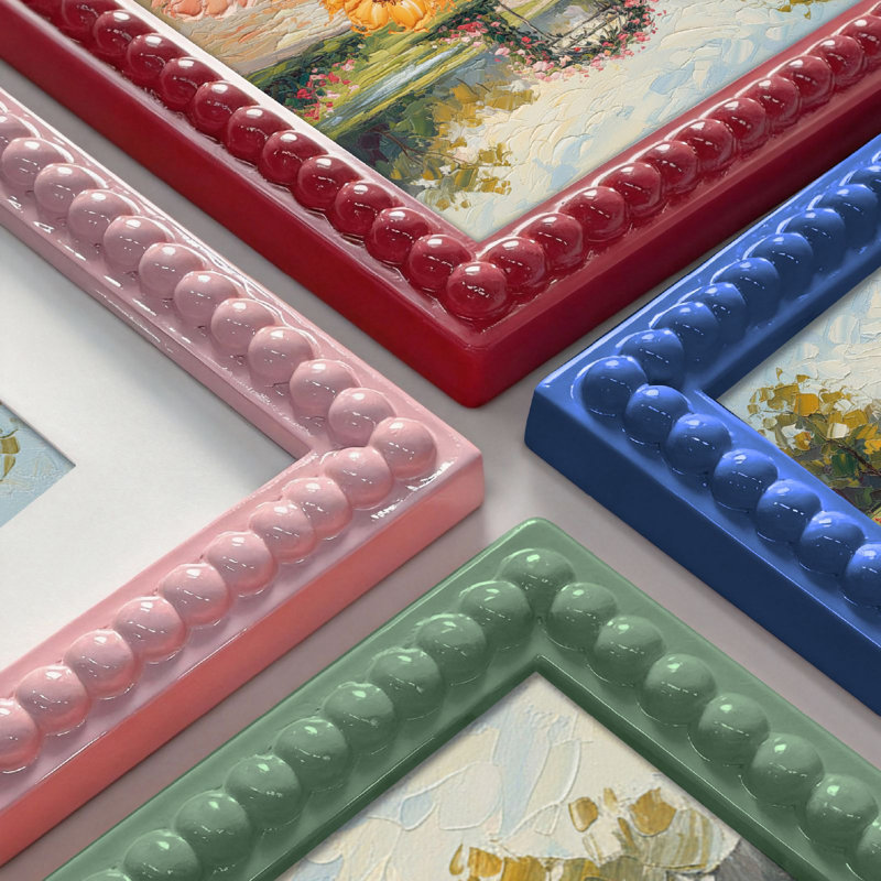Colourful Picture Frame for Wall, Red, 4" W x 6" H