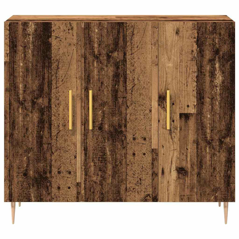 Sideboard 90X34x80 Cm Engineered Wood, Brown
