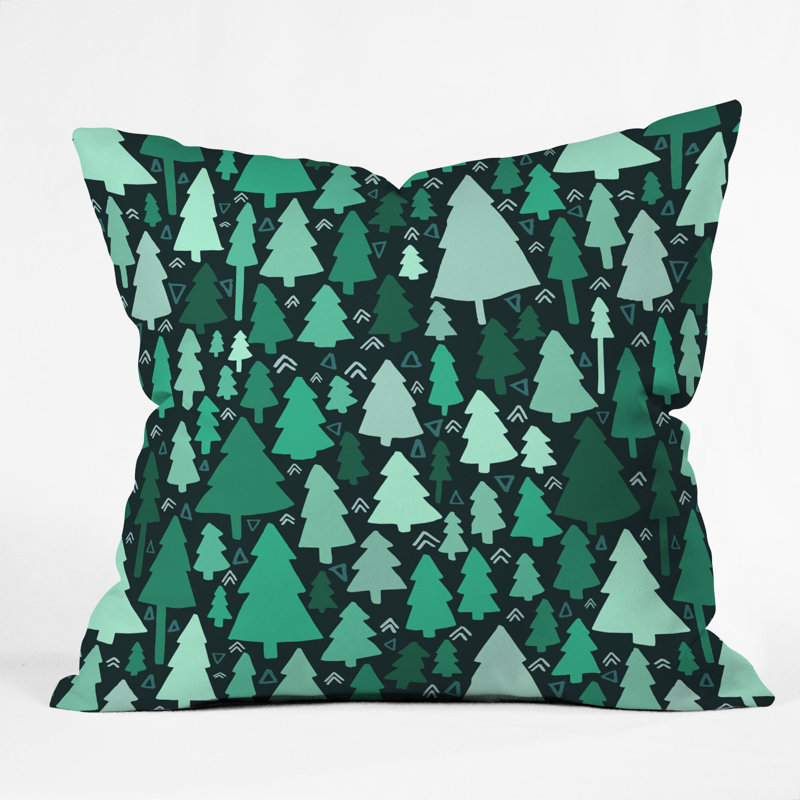 Coussin intérieur/extérieur sauvage et bois