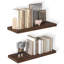  Grandes tablettes flottantes murales pour ensemble de 2 tablettes murales en bois de 30 po x 12,75 po x 2 po avec support mural pour chambre à coucher, cuisine, salon et noyer-870046223-868230137