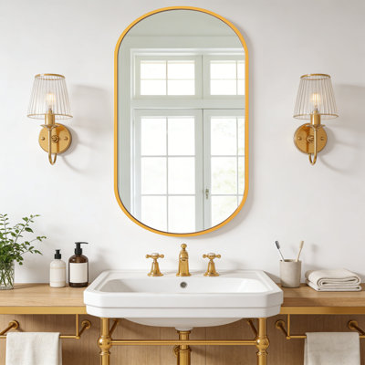 Pelaga Recessed Framed Metal Medicine Cabinet