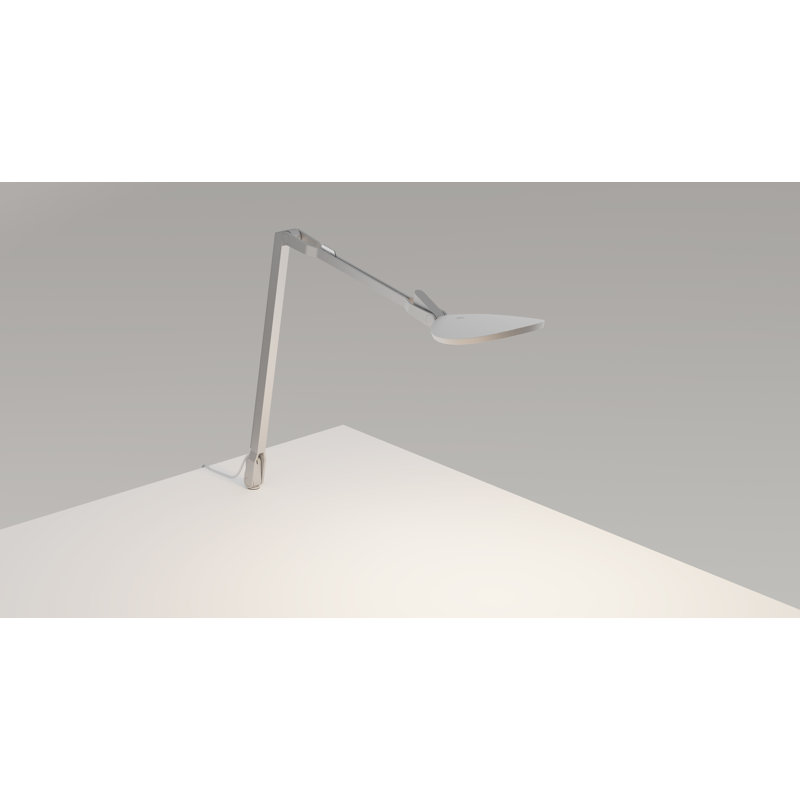 Splitty Reach Adjustable Metal USB Desk Lamp, Silver