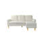 Valenzo Compact Reversible Chaise Sofa Modern 3-Seater L-Shaped Fabric Sofa-1877813059