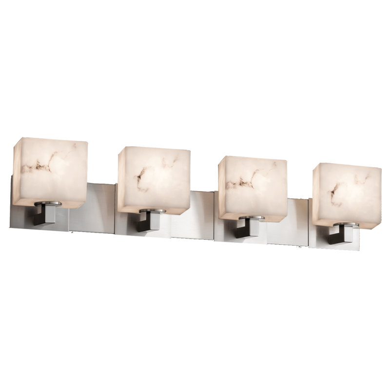 Éclairage pour meuble-lavabo 4 lumières lumenaria, Noir mat