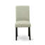 7 Piece Dining Set Consist of a Rectangle Dining Room Table with Butterfly Leaf and 6 Shitake Linen Fabric Upholstered Chairs, Black-1101209488-1101209489-1167704707