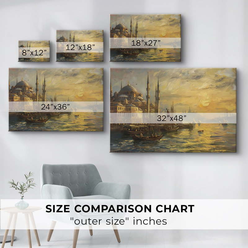 Série paysage - CLXIV - Cavas enveloppés de galerie, 32 x 48