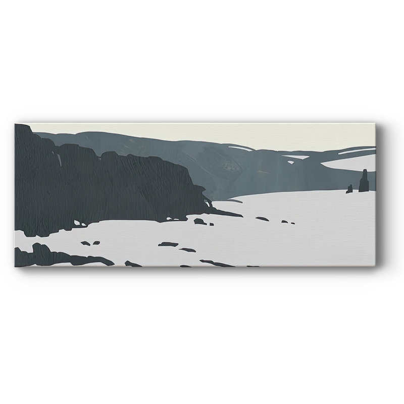 Toile tendue I-Gallery Cutter Island, H 20 po x l 50 po x P 1,5 po