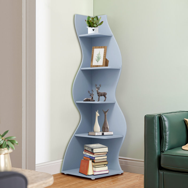Coin Huizenga avec tablettes ouvertes, Bleu, 1