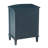 Elegant 3-Drawer Nightstand With Gold Leaf Handles-1019222774