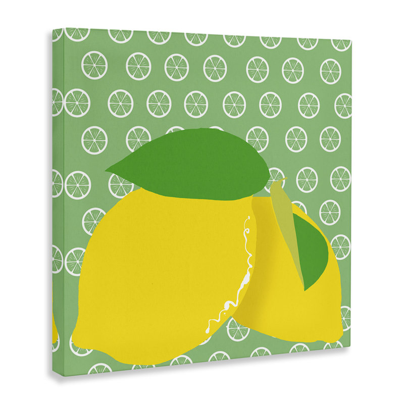 «Bright Lemon Fruit», art mural par Daniela Santiago, H 24 po x l 24 po