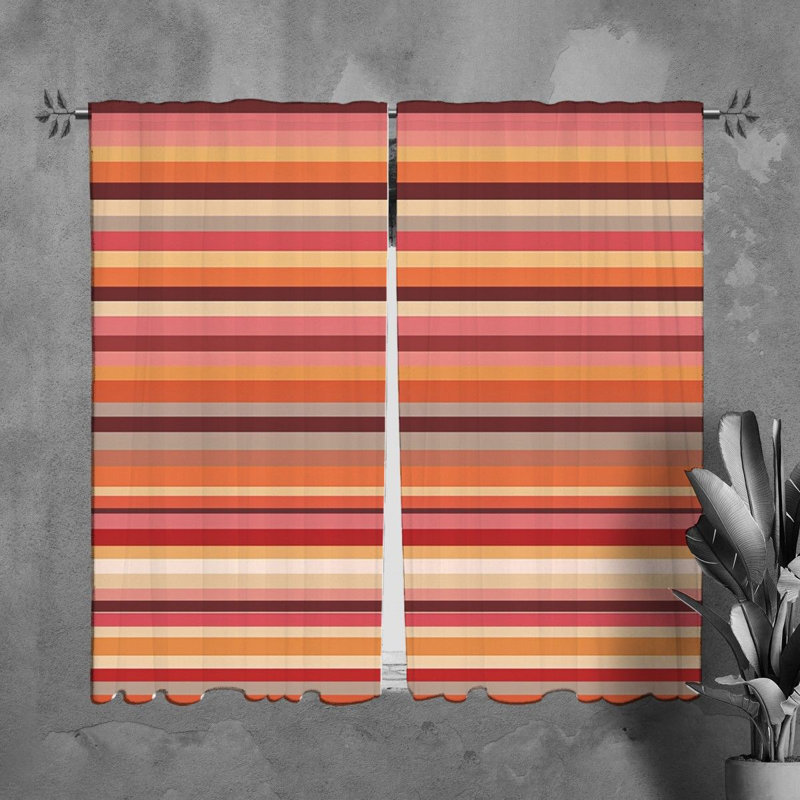 Paire de rideaux obscurcissant en polyester Zende, L 40 po x L 82 po