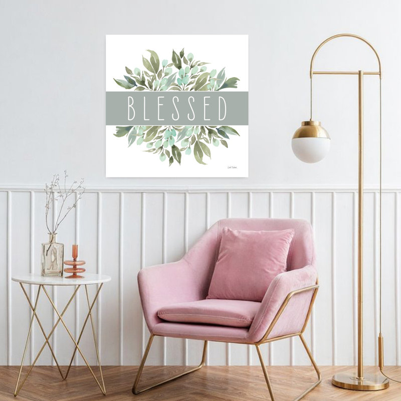 Contemporary Blessed With Banners Blessed Art, 32" H x 32" W