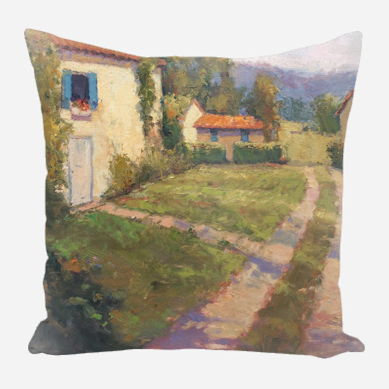 Linen Square Pillow Cover & Insert, 15" x 15"