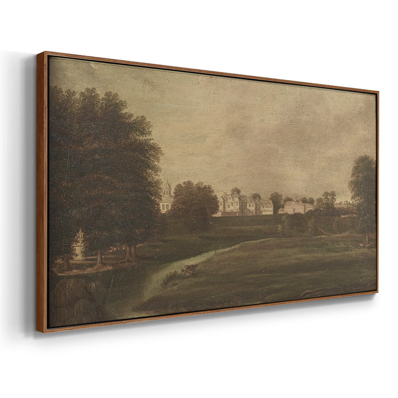 Série paysage - CDLI - Toile tendue avec châssis encadré - Prêt à être accroché, Noyer, H 21 po x l 41 po