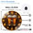 Unique Beer Clock Wall Decor for Home Bar Art - 12'' Modern Glass Wall Clock