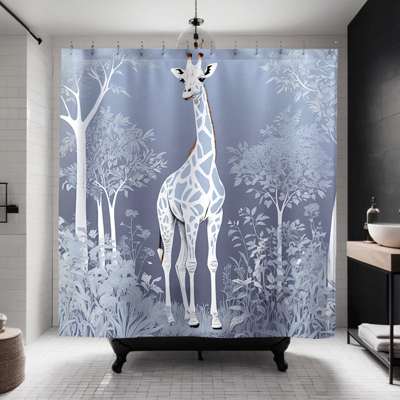 Fuller Shower Curtain, Gray