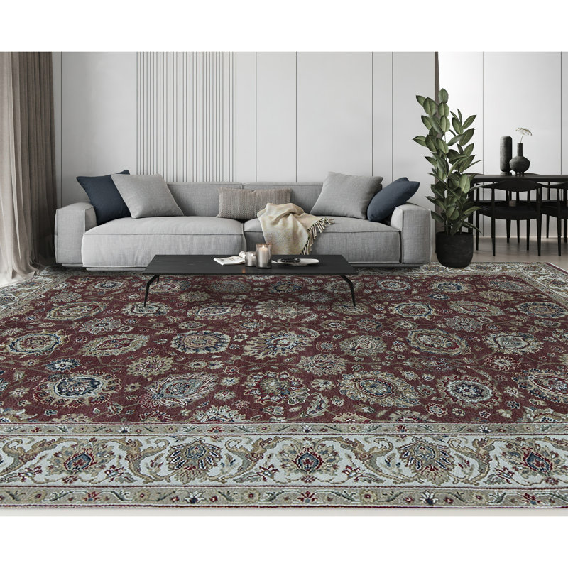 Wool Oriental Area Rug, Rectangle 4'1" x 4'2"