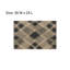 Geometric Diamond Check Doormat for Outdoor and Indoor, 36 x 24 inch
