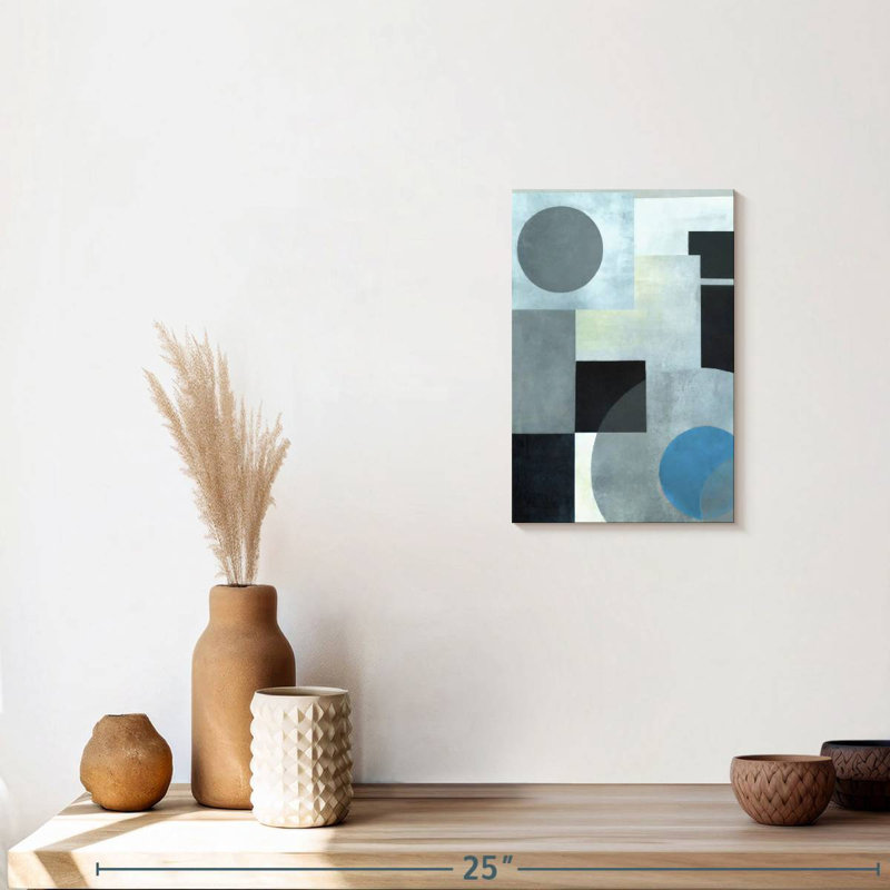 Charles Overlapping Shapes IV, 12" H x 8" W