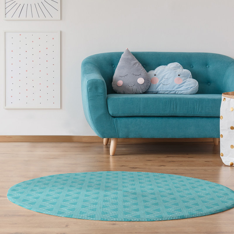Chenille Geometric Indoor Rug, Rectangle 2' x 3'