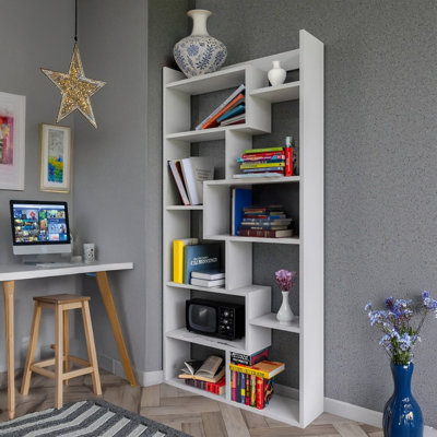 Geometric Bookcase by Latitude Run