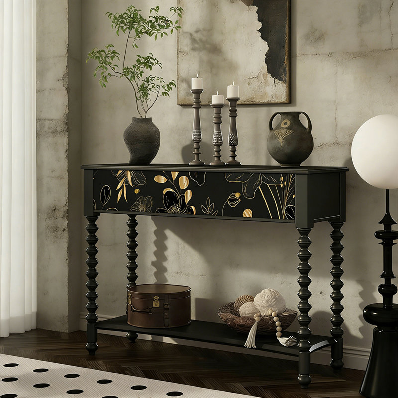 Modern Roman Column Retro Console Table