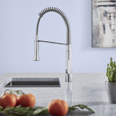 K7 Pull Down Single Handle Kitchen Faucet with Accessories