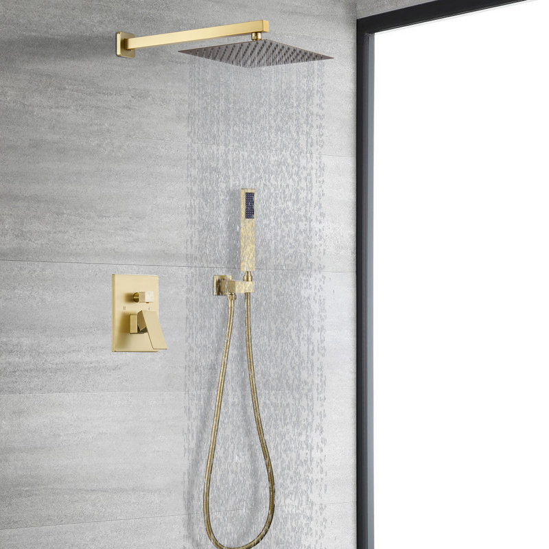 Système de douche complet avec valve brute