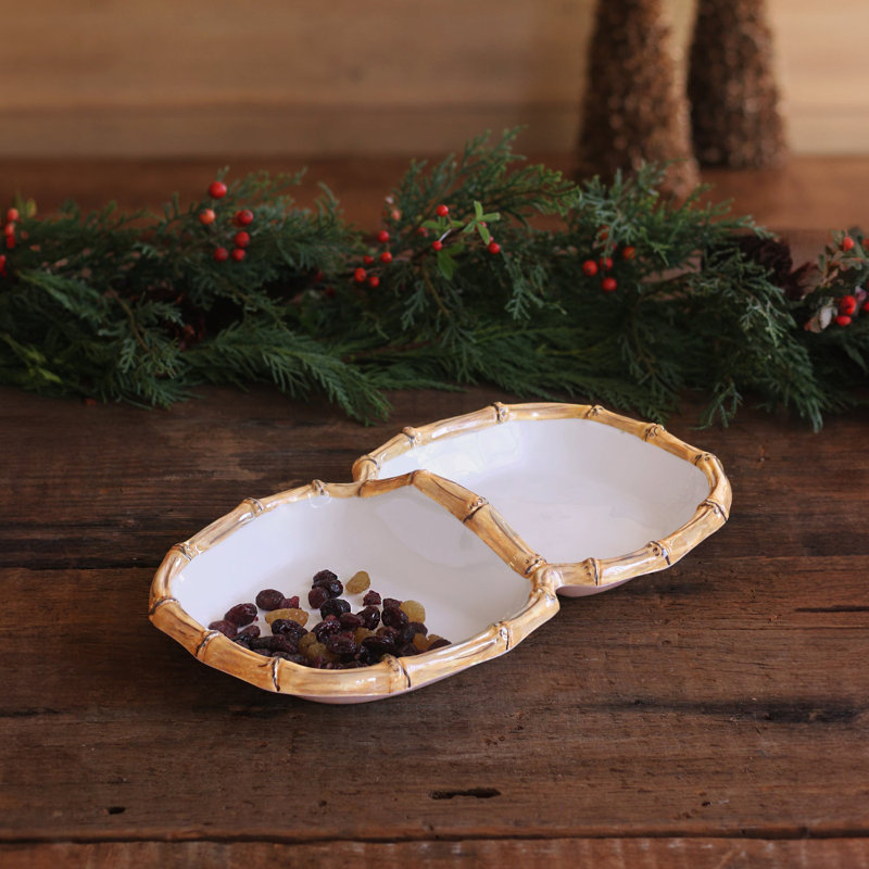 Vida Melamine Divided Serving Dish
