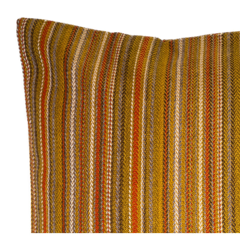 Aadvik Plaid Square Cushion Cover, Stripe