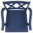 Yelena Double X-Back Arm Chair-1833408380