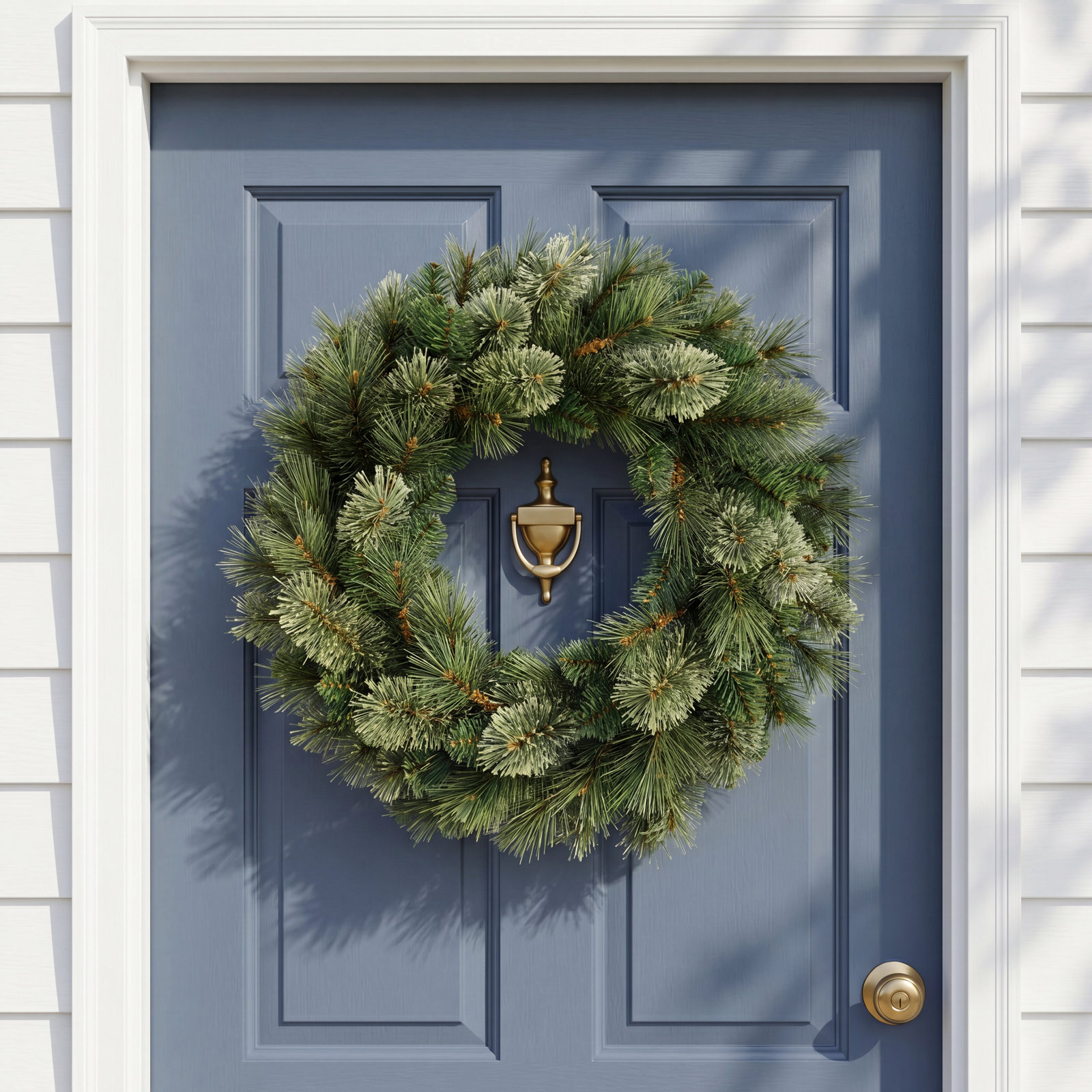 24 Inch Artificial Teton Pine Christmas Wreath
