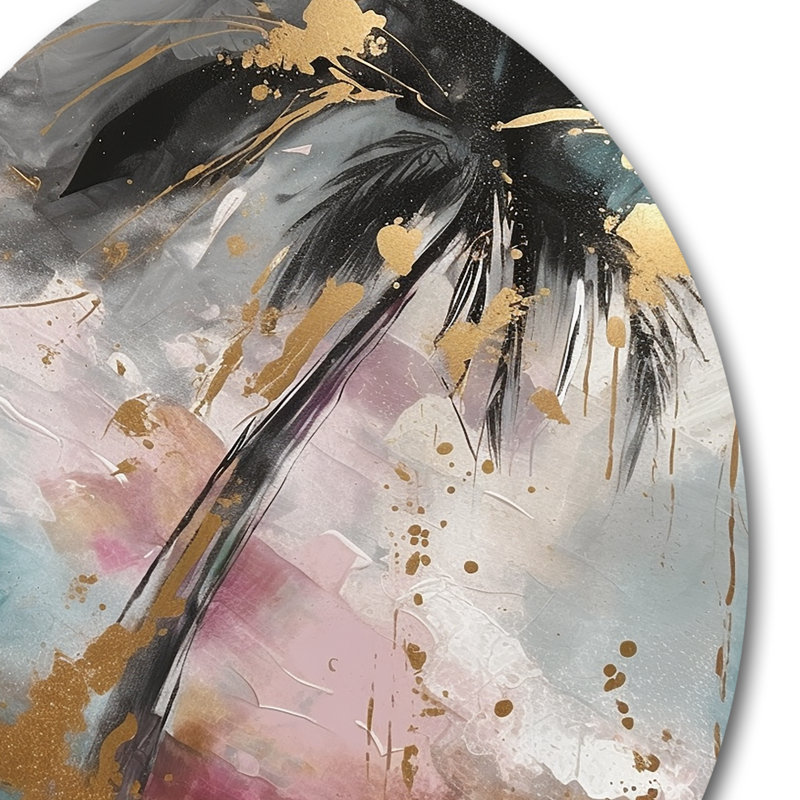 Glam Landscape & Nature Wall Decor on Metal, 23" H x 23" W x 1" D