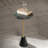 Kryslynn Genuine Marble Pedestal End Table